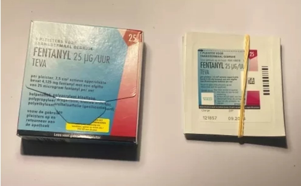 20x Fentanyl Patch 25ugl 16.25
Per Patch by Teva