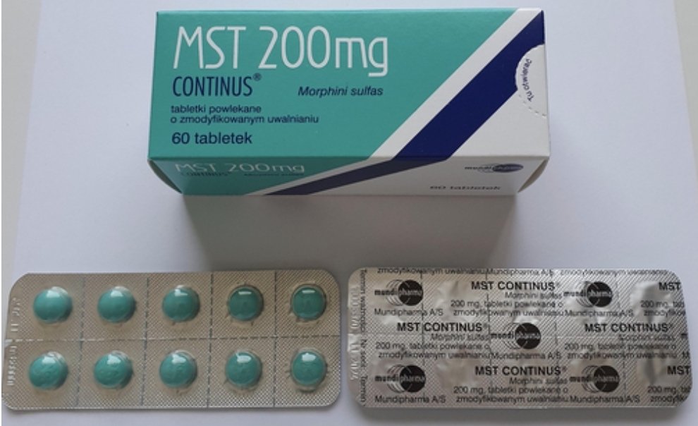 60 Morphine MST 200mg